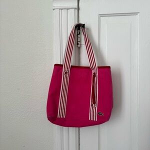 Pink Y2K Vintage Lacoste Boat n Tote Style Bag